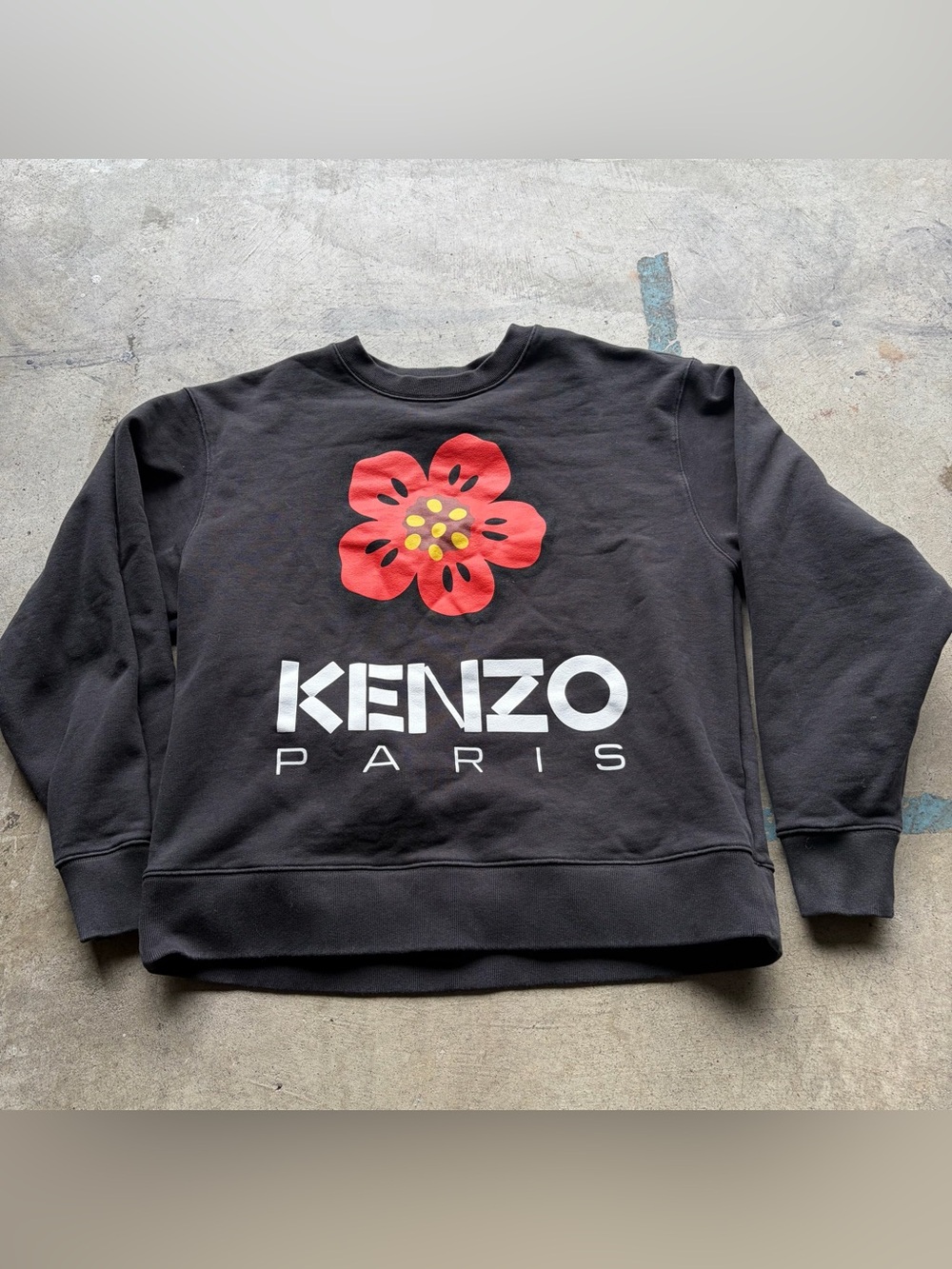 KENZO PARIS - Boke Poppy Flower Brushed Cotton Sweatshirt